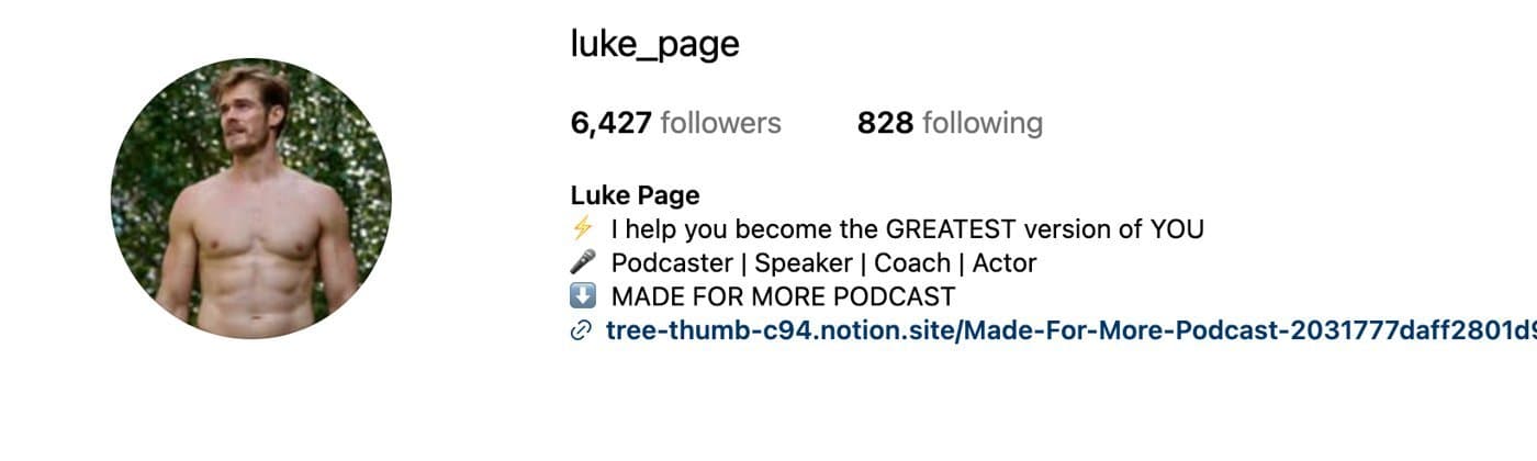 Luke Page on Instagram